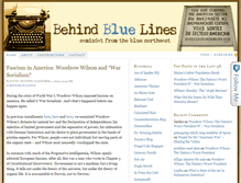 Tablet Screenshot of behindbluelines.com